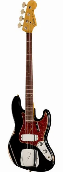 Fender 64 J-Bass BLK Relic
