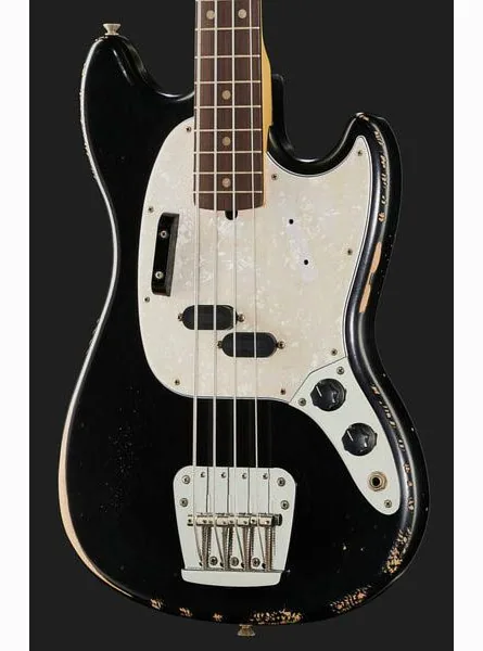 Fender JMJ Mustang Bass R.Worn RW BK, foto 4