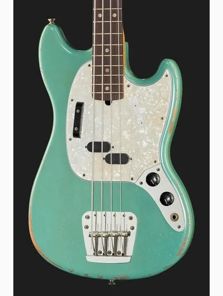 Fender JMJ Mustang Bass R.Worn RW DB, foto 4