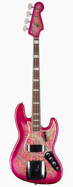 Fender LTD Jazz Bass Rel Pink Paisley