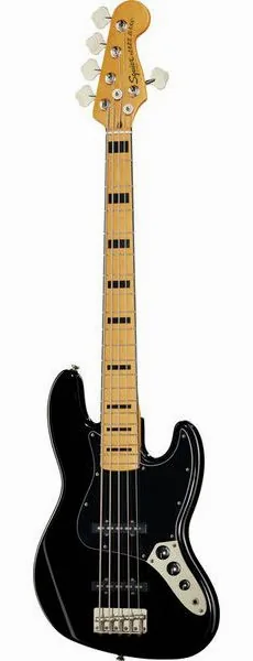 Squier CV 70s Jazz Bass V MN BLK