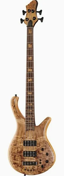 Franz Bassguitars Sirius 4 DC Poplar Burl