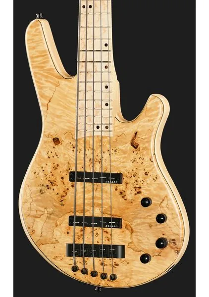 Franz Bassguitars Wega 5 Poplar Burl Premium, foto 4