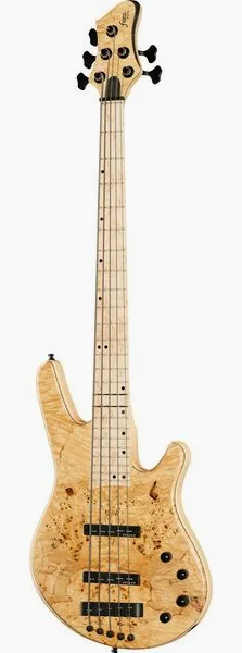 Franz Bassguitars Wega 5 Poplar Burl Premium