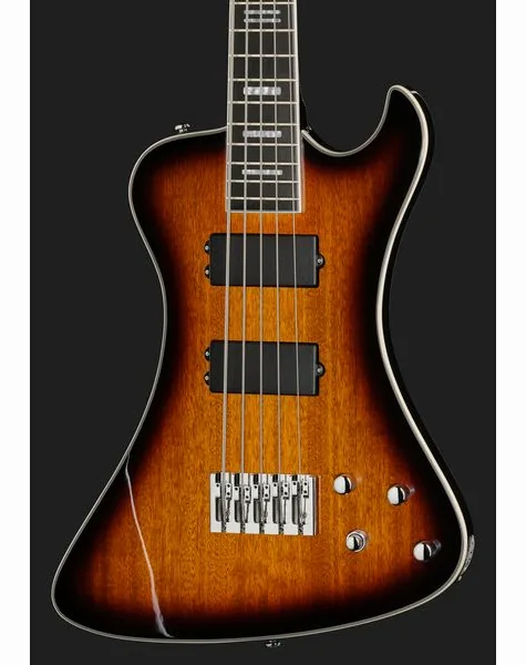 Hagstrom Nekromant 5 Tobacco Sunburst, foto 4