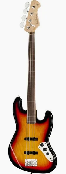 Harley Benton JB-40FL 3-Tone Sunburst