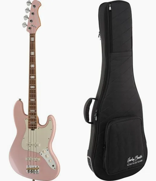 Harley Benton MV-4JB BassTheWorld w/Bag
