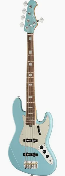 Harley Benton MV-5JB Daphne Blue