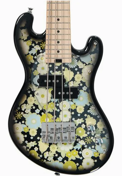 Kala U-Bass 4 Fretted Floral Black, foto 4