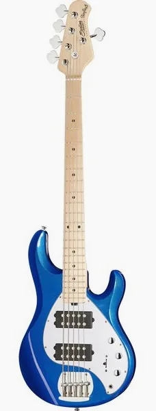 Sterling by Music Man S.U.B Sting Ray5 HH Cobra Blue