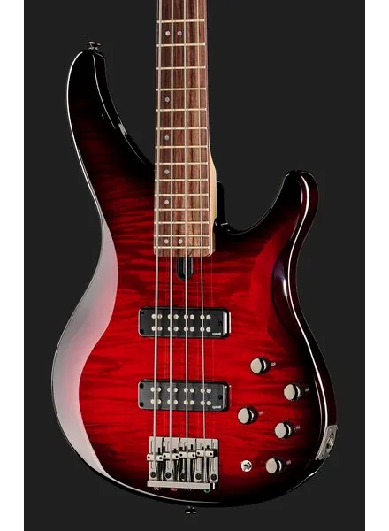 Yamaha TRBX604FM Dark Red Burst, foto 4